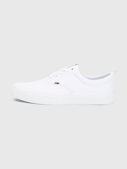 Tommy Hilfiger Classics Low-Top Moški Superge Bela | TH627RAG