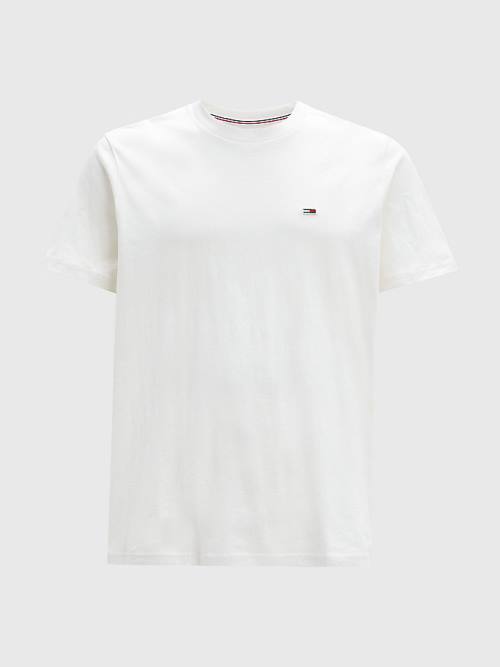 Tommy Hilfiger Classics Organic Cotton Moški Majice Bela | TH392LVU