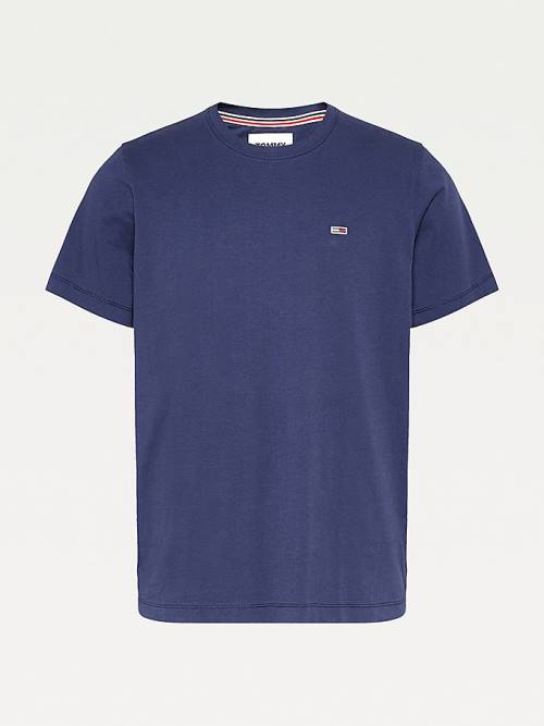 Tommy Hilfiger Classics Organic Cotton Moški Majice Modra | TH562YOE