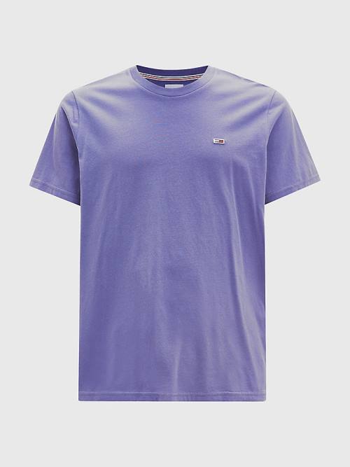 Tommy Hilfiger Classics Organic Cotton Moški Majice Modra | TH648BMX