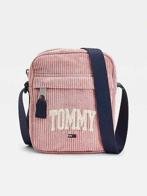 Tommy Hilfiger College Crossbody Moški Torbice Roza | TH905NUE