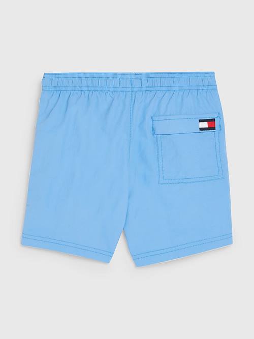 Tommy Hilfiger Colour-Blocked Mid Length Shorts Fantje Kopalke Modra | TH018YRM