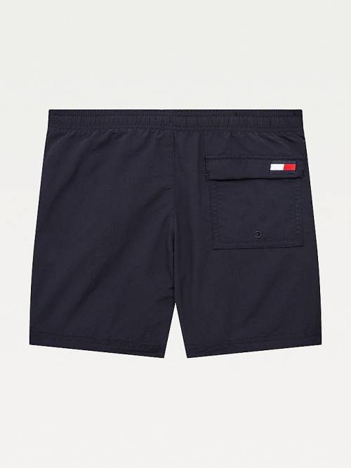 Tommy Hilfiger Colour-Blocked Mid Length Shorts Fantje Kopalke Modra | TH748QGM