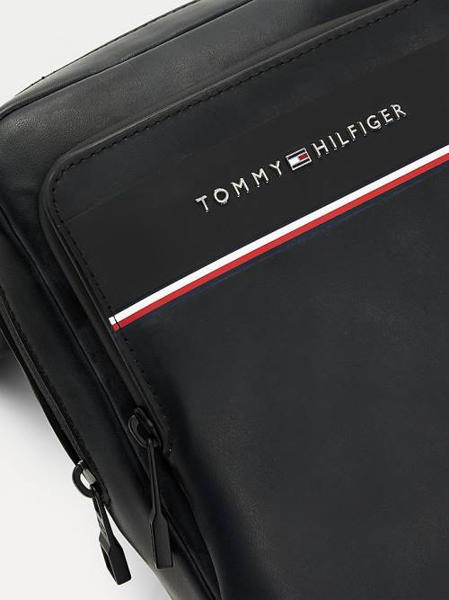 Tommy Hilfiger Commuter Small Reporter Moški Torbice Črna | TH592YMD