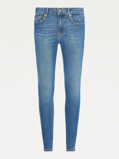 Tommy Hilfiger Como Mid Rise Skinny TH Flex Ženske Kavbojke Denim | TH502PGK