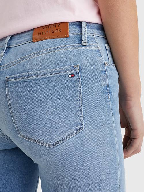 Tommy Hilfiger Como Mid Rise Skinny TH Flex Ženske Kavbojke Denim | TH983KBT