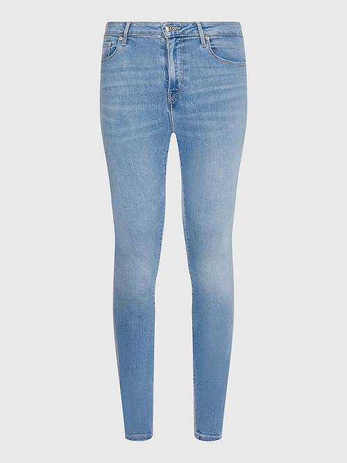 Tommy Hilfiger Como Mid Rise Skinny TH Flex Ženske Kavbojke Denim | TH983KBT