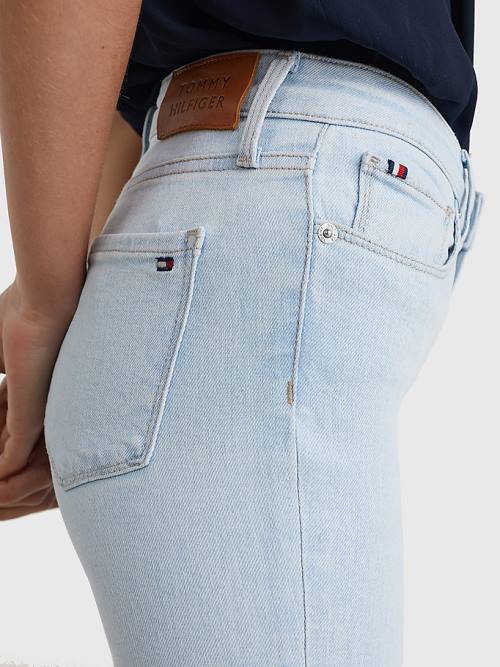 Tommy Hilfiger Como Mid Rise Skinny Ženske Kavbojke Denim | TH745CXM