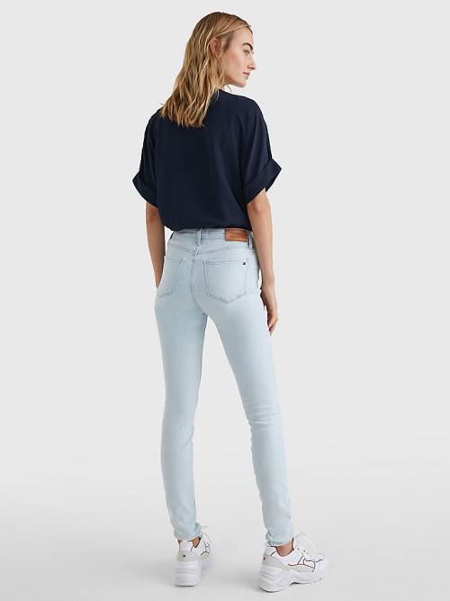 Tommy Hilfiger Como Mid Rise Skinny Ženske Kavbojke Denim | TH745CXM