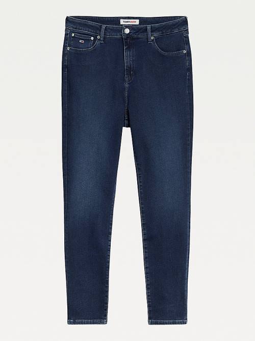 Tommy Hilfiger Curve Melany Ultra-High Rise Super-Skinny Power Stretch Ženske Kavbojke Denim | TH106GUK