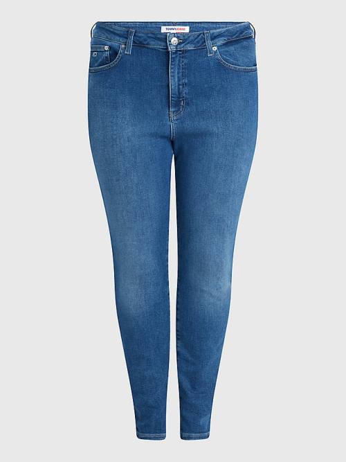 Tommy Hilfiger Curve Melany Ultra High Rise Super Skinny Ženske Kavbojke Denim | TH708ZHR