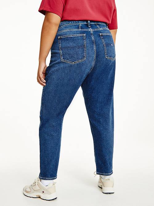 Tommy Hilfiger Curve Mom Ultra High Rise Tapered Ženske Kavbojke Denim | TH302OHR