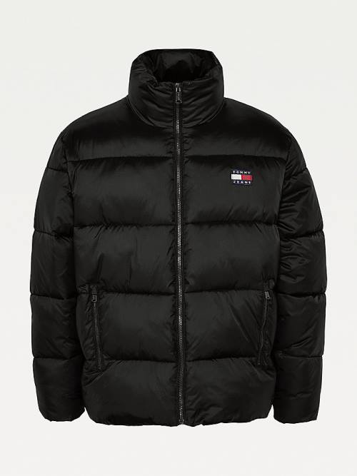 Tommy Hilfiger Curve Recycled Nylon Puffer Ženske Jakne Črna | TH602SCH