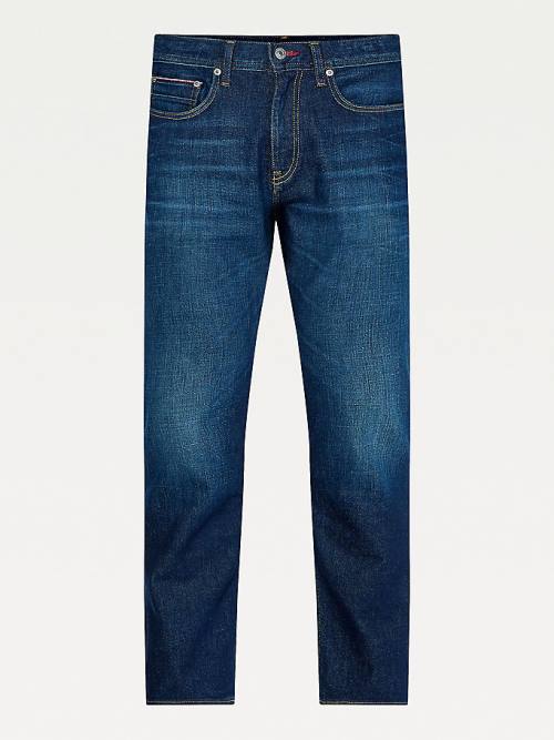 Tommy Hilfiger Denton Straight Faded Moški Kavbojke Denim | TH518YWR