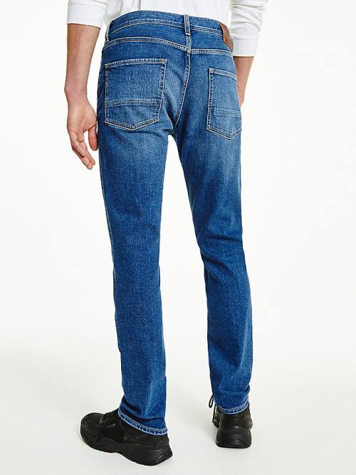 Tommy Hilfiger Denton Straight Faded Moški Kavbojke Denim | TH625HVO