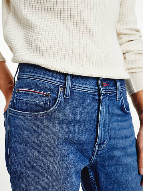 Tommy Hilfiger Denton Straight Faded Moški Kavbojke Denim | TH963UMS