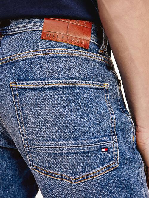 Tommy Hilfiger Denton Straight Moški Kavbojke Denim | TH179QCW