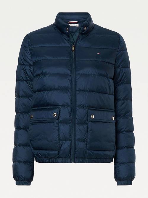 Tommy Hilfiger Down-Filled Padded Ženske Jakne Modra | TH243LWA