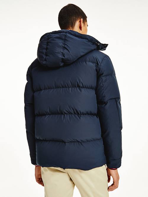 Tommy Hilfiger Down Puffer Moški Jakne Modra | TH310YWQ