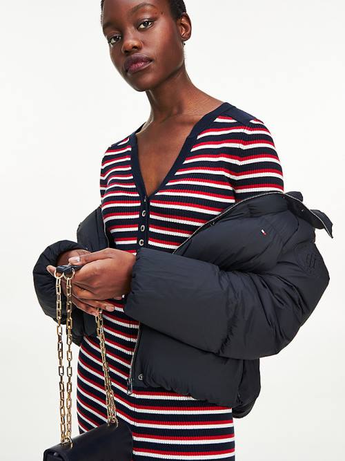 Tommy Hilfiger Down Puffer Ženske Jakne Črna | TH460ILZ