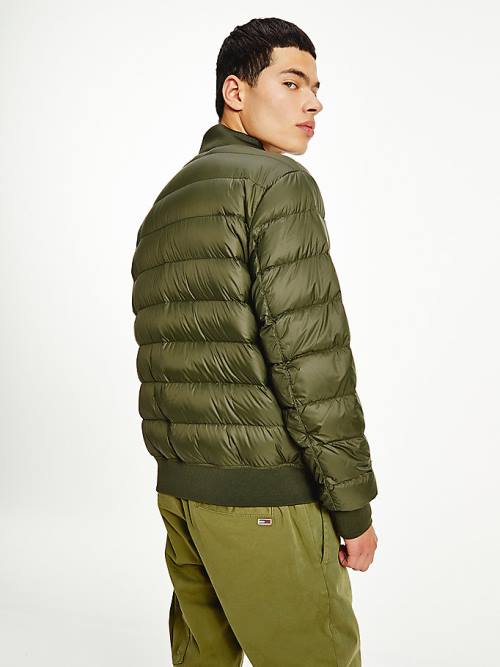 Tommy Hilfiger Down Recycled Quilted Bomber Moški Jakne Zelena | TH450BEI