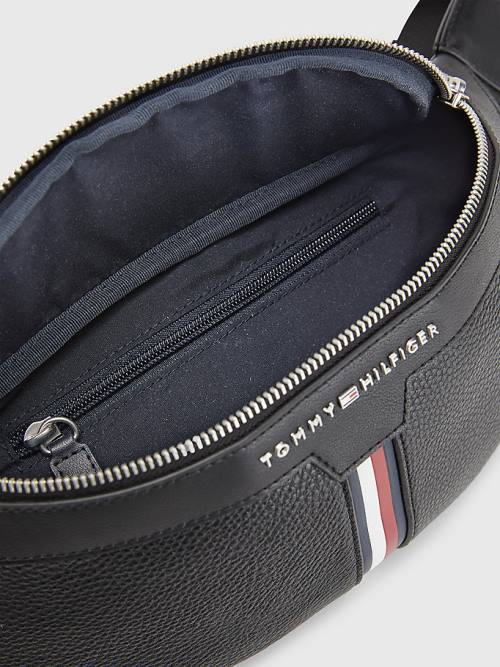 Tommy Hilfiger Downtown Crossbody Moški Torbice Črna | TH274URO