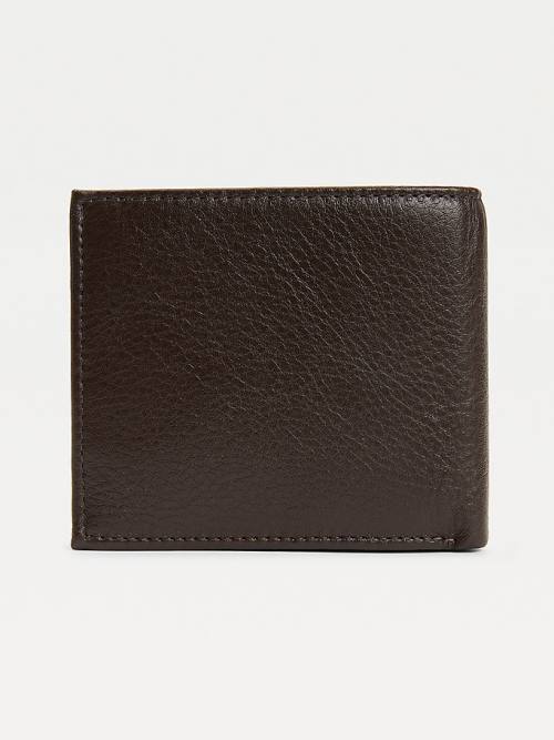 Tommy Hilfiger Downtown Leather Bifold Moški Denarnice Rjav | TH812AYZ