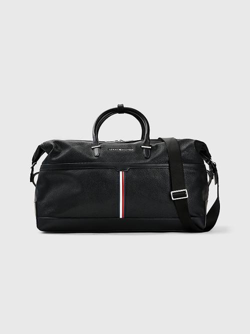 Tommy Hilfiger Downtown Metal Logo Duffle Moški Torbice Črna | TH843RLI