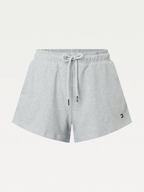 Tommy Hilfiger Drawstring Jersey Ženske Kratke Hlače Siva | TH934XYR