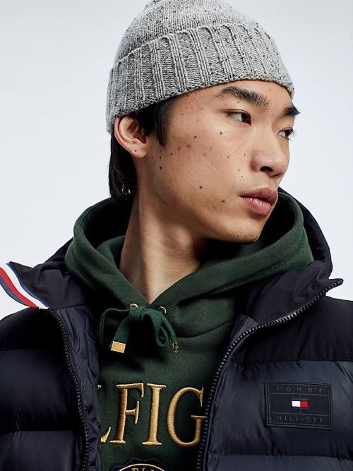 Tommy Hilfiger Elevated Essential Beanie Moški Kapa Siva | TH210JSV