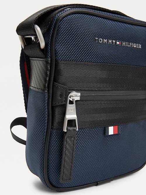 Tommy Hilfiger Elevated Modern Small Reporter Moški Torbice Modra | TH854XZG