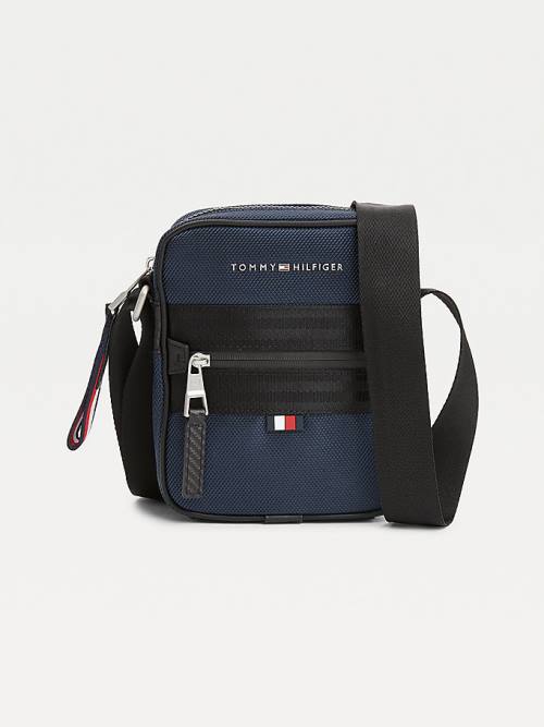 Tommy Hilfiger Elevated Modern Small Reporter Moški Torbice Modra | TH854XZG