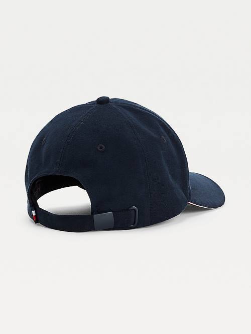 Tommy Hilfiger Elevated Signature Cap Moški Kapa Modra | TH206IRO