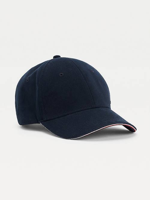 Tommy Hilfiger Elevated Signature Cap Moški Kapa Modra | TH206IRO