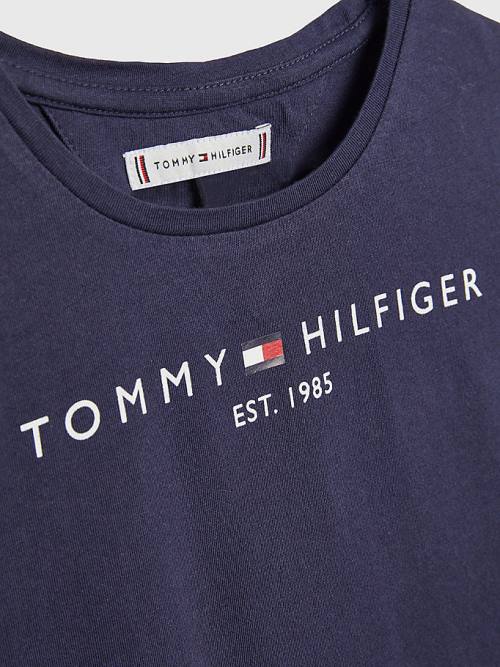 Tommy Hilfiger Essential And Shorts Set Dekleta Pulover Modra | TH792AKO