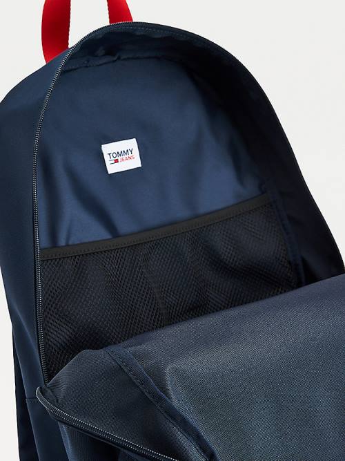 Tommy Hilfiger Essential Contrast Handle Backpack Moški Torbice Modra | TH421CPU