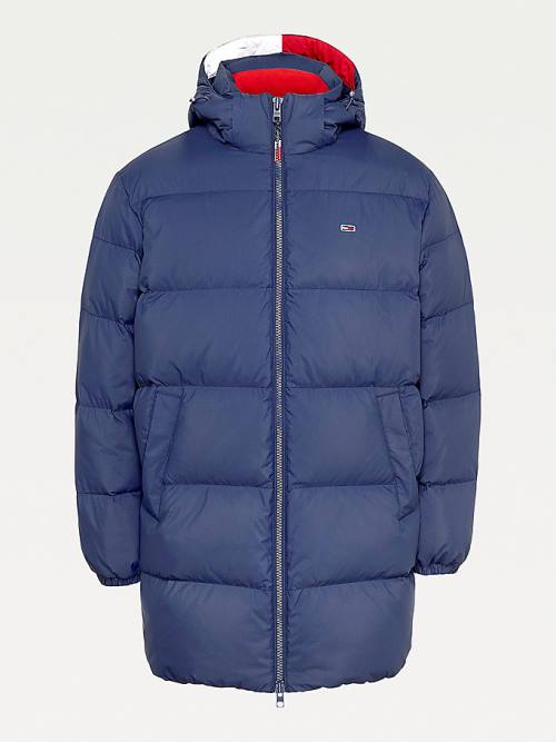 Tommy Hilfiger Essential Down Parka Moški Jakne Modra | TH549ABG