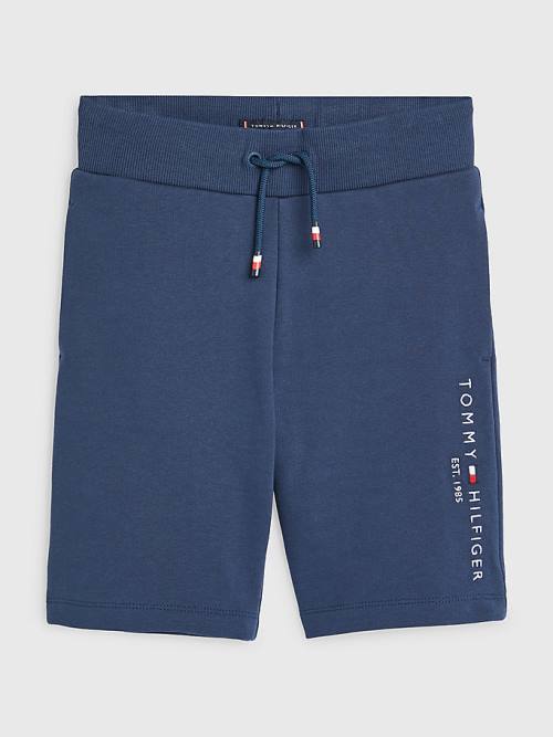 Tommy Hilfiger Essential Drawstring Sweat Shorts Fantje Hlače Modra | TH839JHC