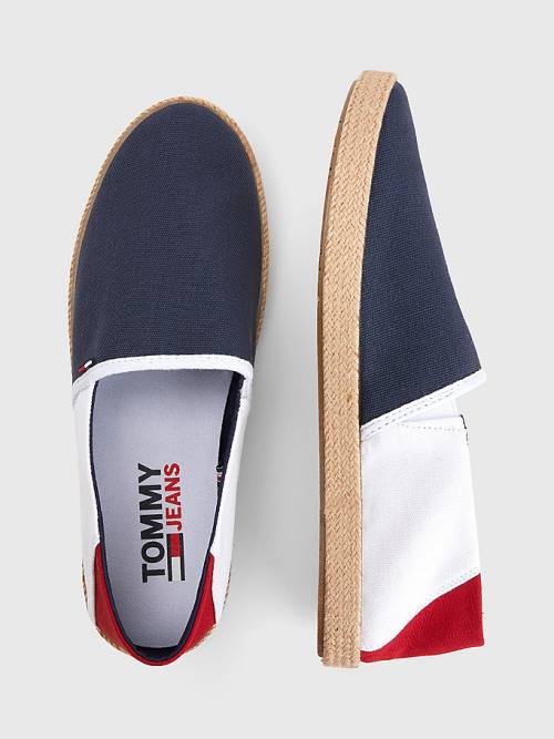 Tommy Hilfiger Essential Espadrilles Moški Casual Čevlji Modra | TH651MPL