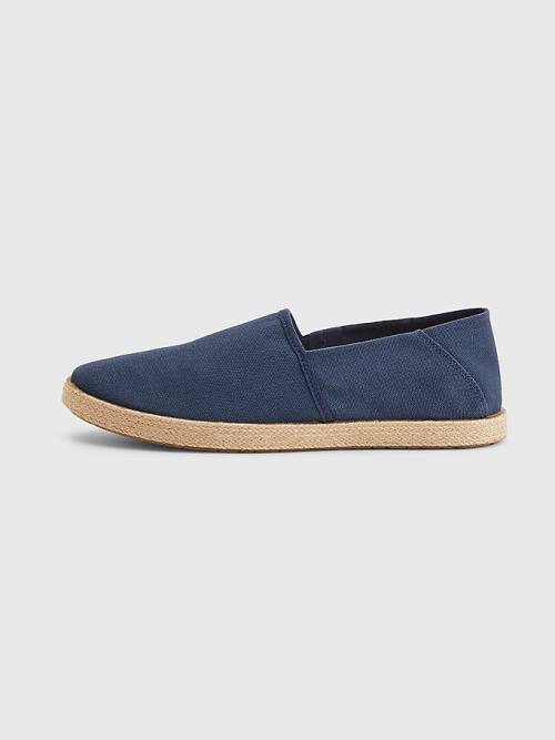 Tommy Hilfiger Essential Espadrilles Moški Casual Čevlji Modra | TH687JYT