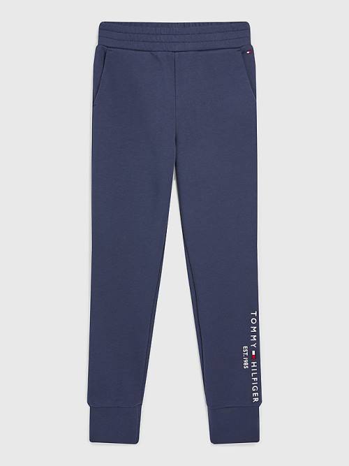 Tommy Hilfiger Essential Joggers Dekleta Hlače Modra | TH351UOW