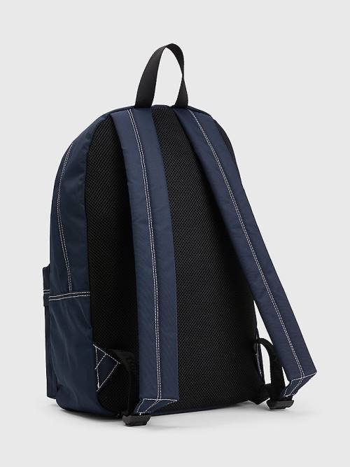 Tommy Hilfiger Essential Logo Backpack Moški Torbice Modra | TH410CDQ