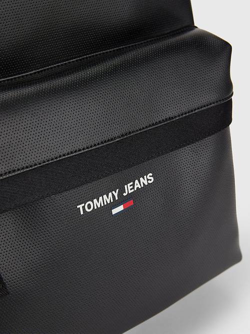 Tommy Hilfiger Essential Logo Backpack Moški Torbice Črna | TH542GKD