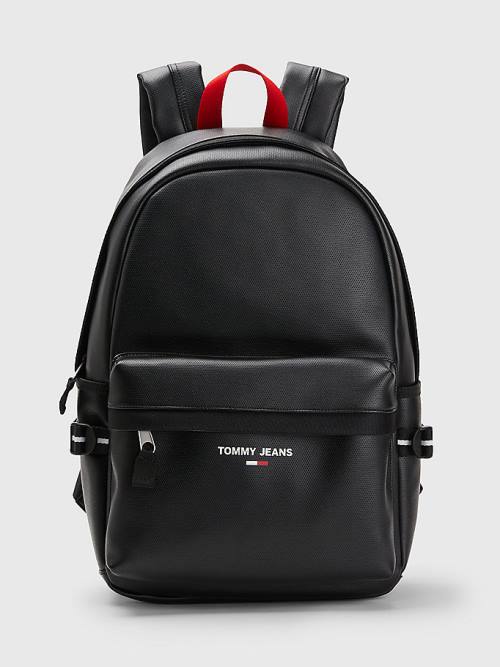 Tommy Hilfiger Essential Logo Backpack Moški Torbice Črna | TH542GKD