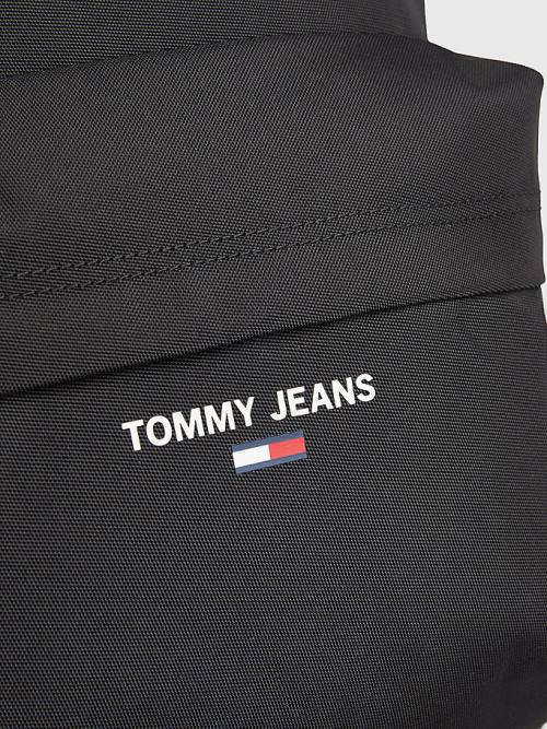 Tommy Hilfiger Essential Logo Backpack Moški Torbice Črna | TH683LCN