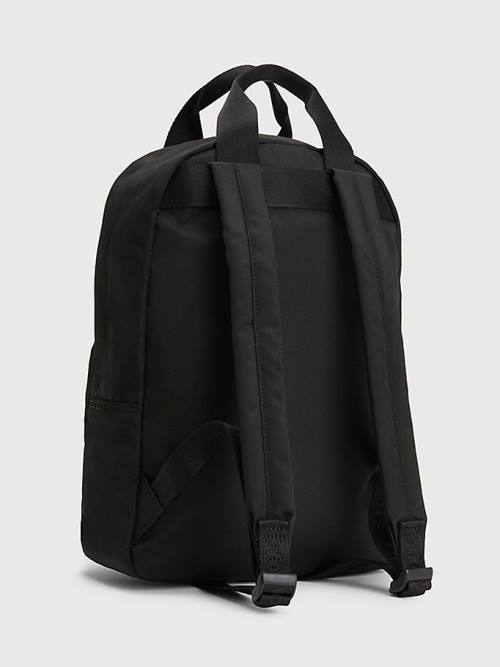 Tommy Hilfiger Essential Logo Backpack Ženske Torbice Črna | TH479KAF