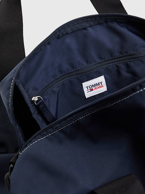 Tommy Hilfiger Essential Logo Duffle Moški Torbice Modra | TH235RJW