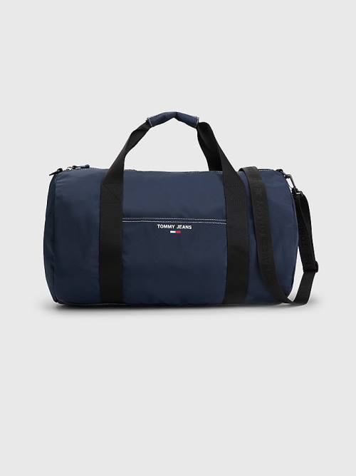 Tommy Hilfiger Essential Logo Duffle Moški Torbice Modra | TH235RJW