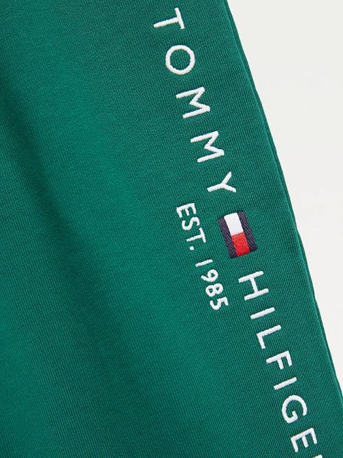 Tommy Hilfiger Essential Logo Joggers Dekleta Hlače Zelena | TH825BQL