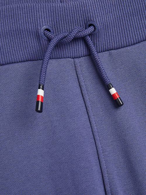 Tommy Hilfiger Essential Logo Joggers Fantje Hlače Modra | TH053BHS